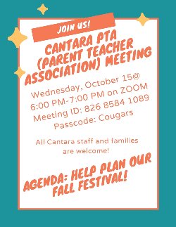 PTA Meeting Flyer